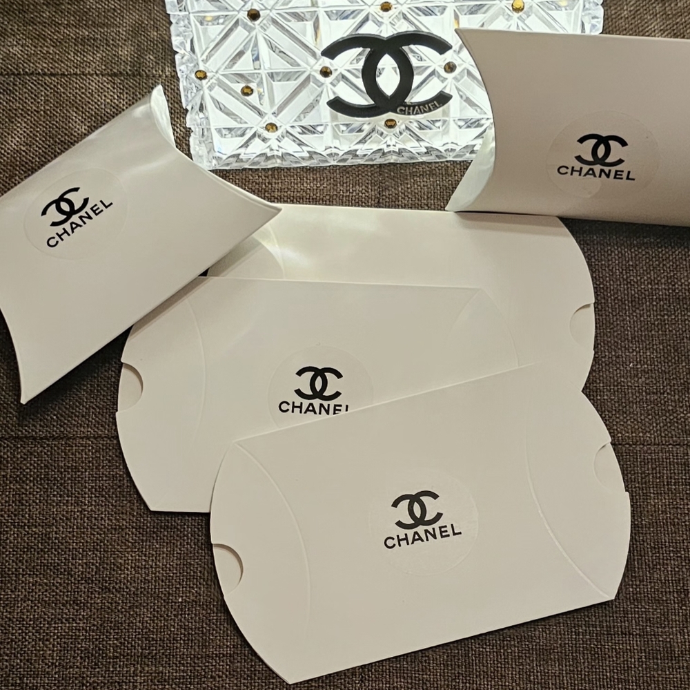 Chanel empty boxes pillow for small jewelry (5 total)(🎁free surprise gift)